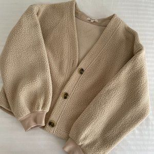 Madewell Fleece Crop (M)